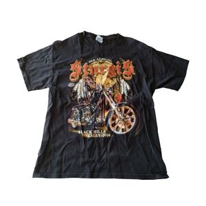 2006 Sturgis Mens Black Hills Motorcycle Rally Graphic Tee T-Shirt Size M